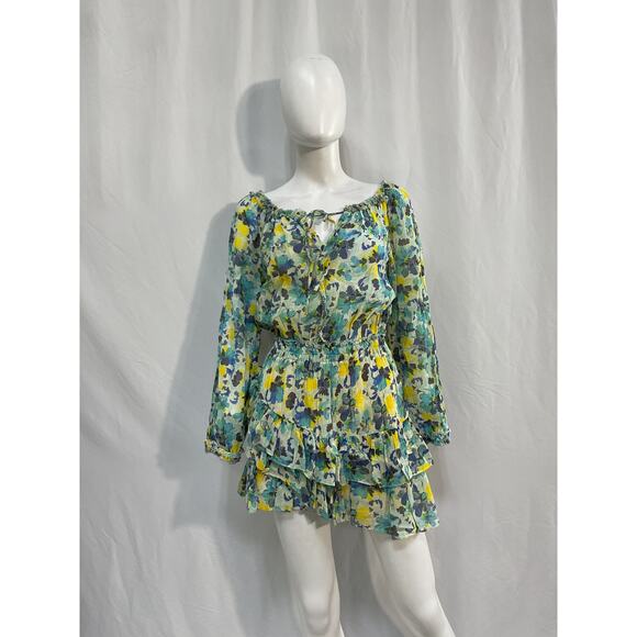 Loveshackfancy 'Rayna' Blue Cotton Dress Size XS - Picture 2 of 5